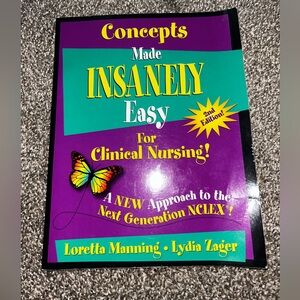 Concepts Made Insanely Easy for Clinical Nursing Book